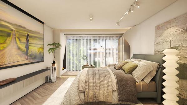 Phòng ngủ 21.6m²